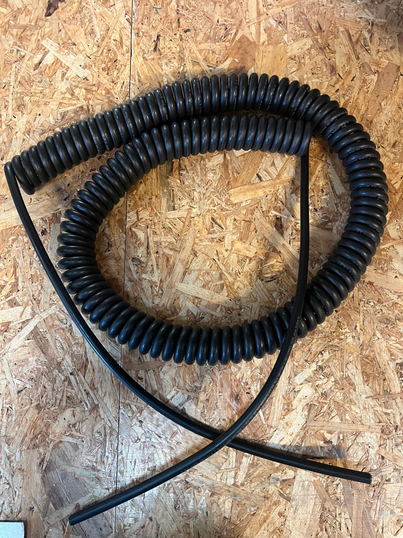 7 CORE 1.5sqmm COILED BLACK LSZH CABLE