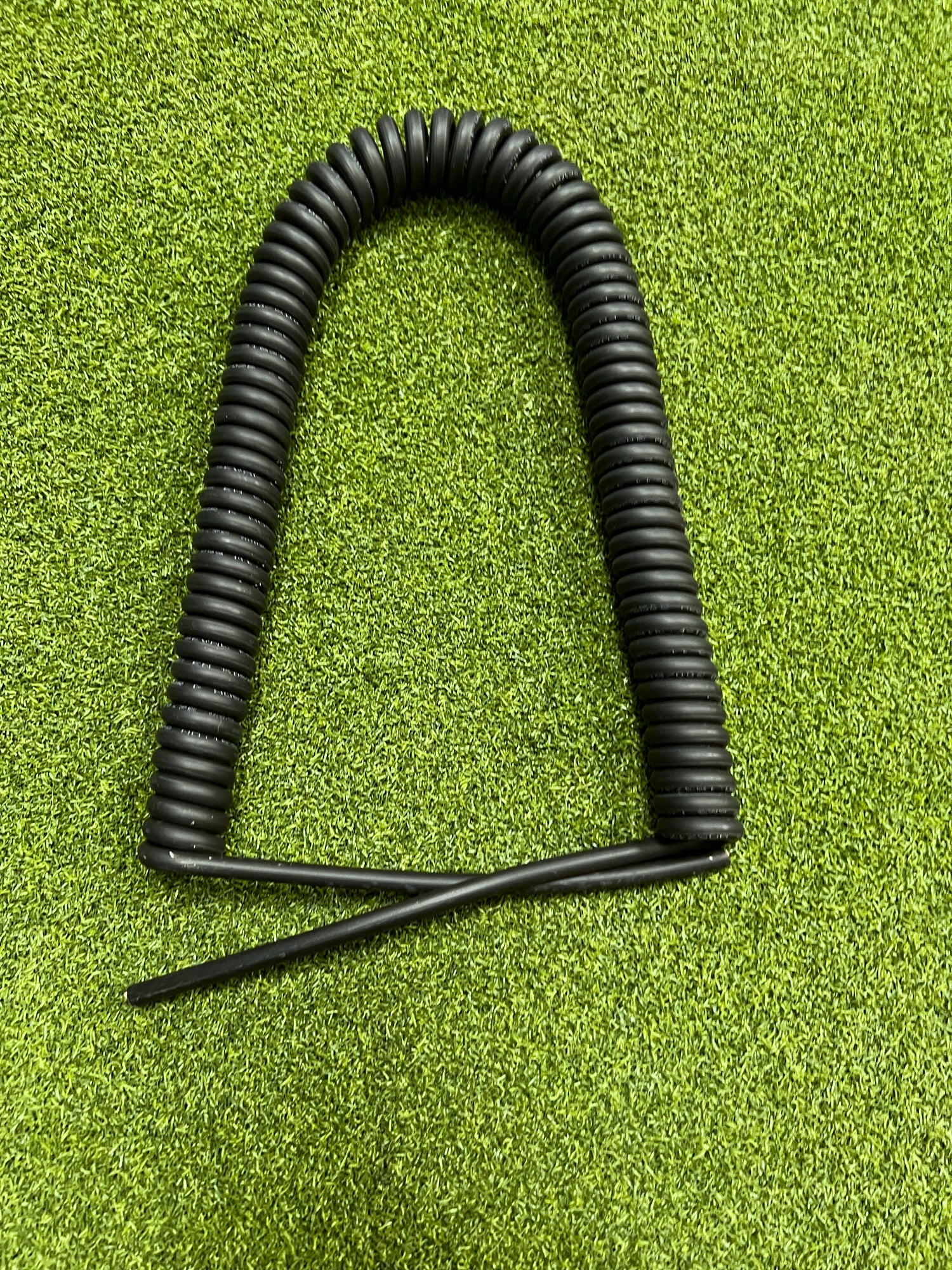 2 Core 0.75sqmm Black Coiled Power LSZH Cable