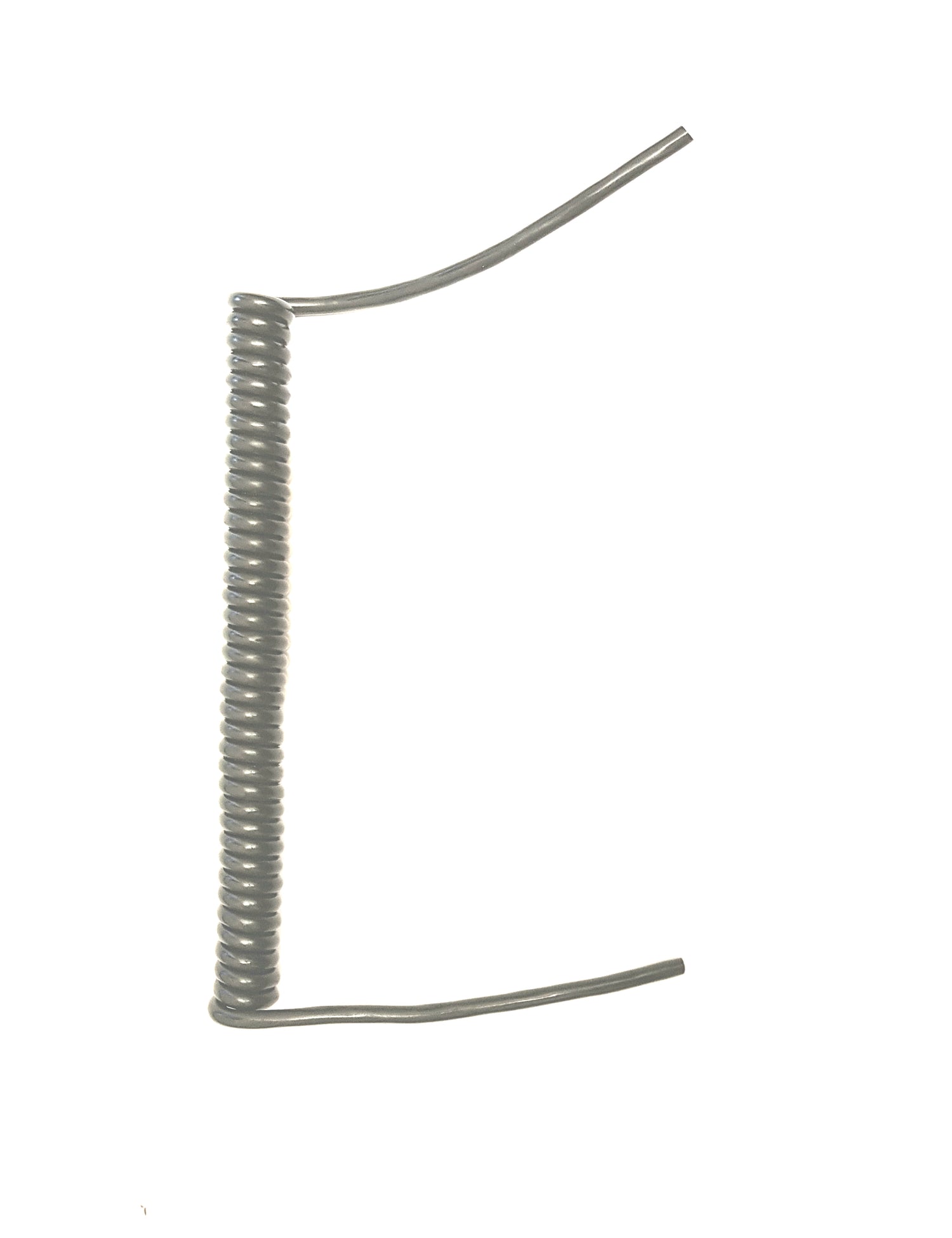 2 CORE 1sqmm BLACK COILED PUR POWER / DATA CABLE