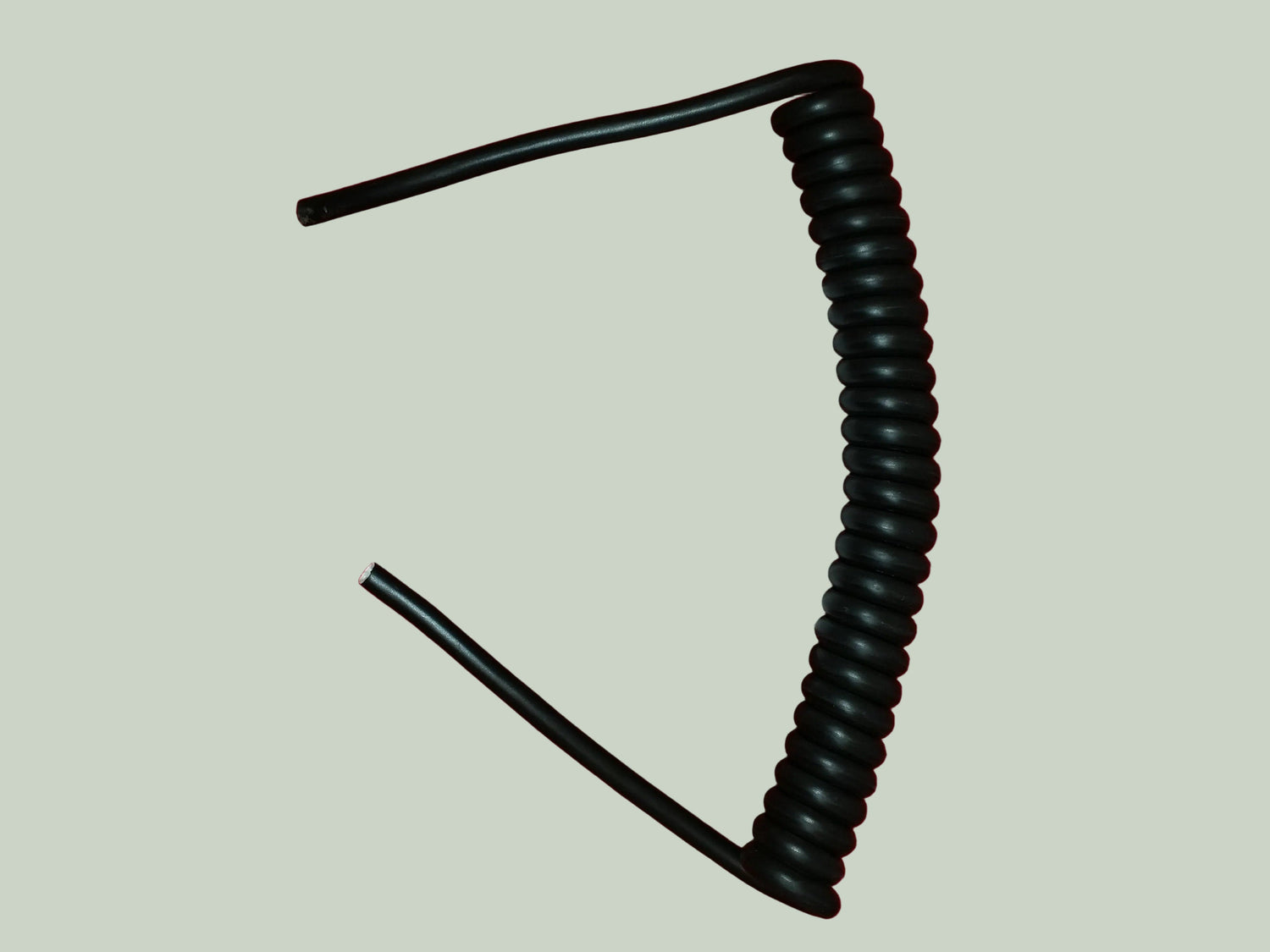 2 Core 1.5sqmm Black Coiled LSZH Power Cable