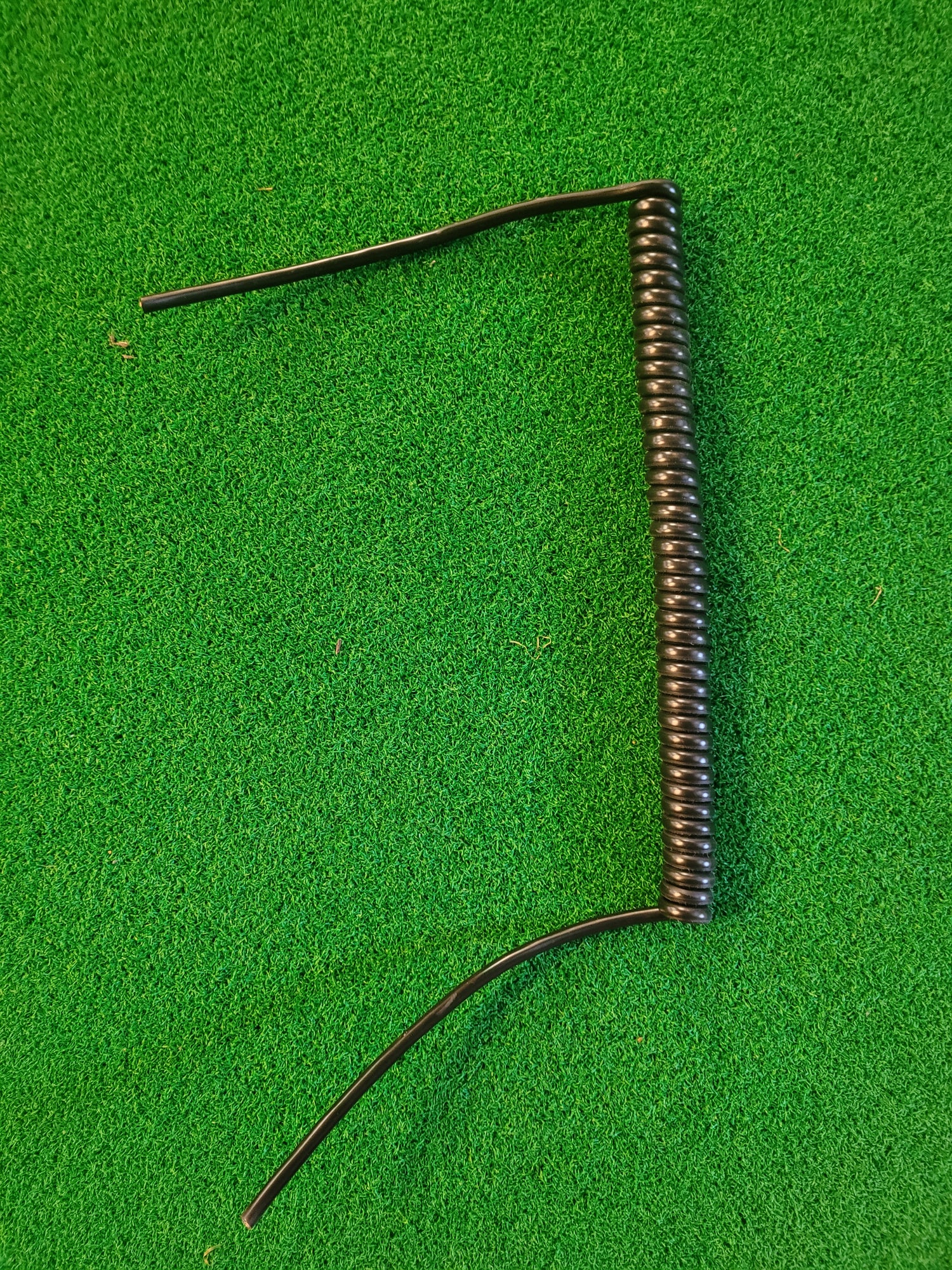 3 Core 0.5sqmm Coiled Black PUR Power / Data Cable