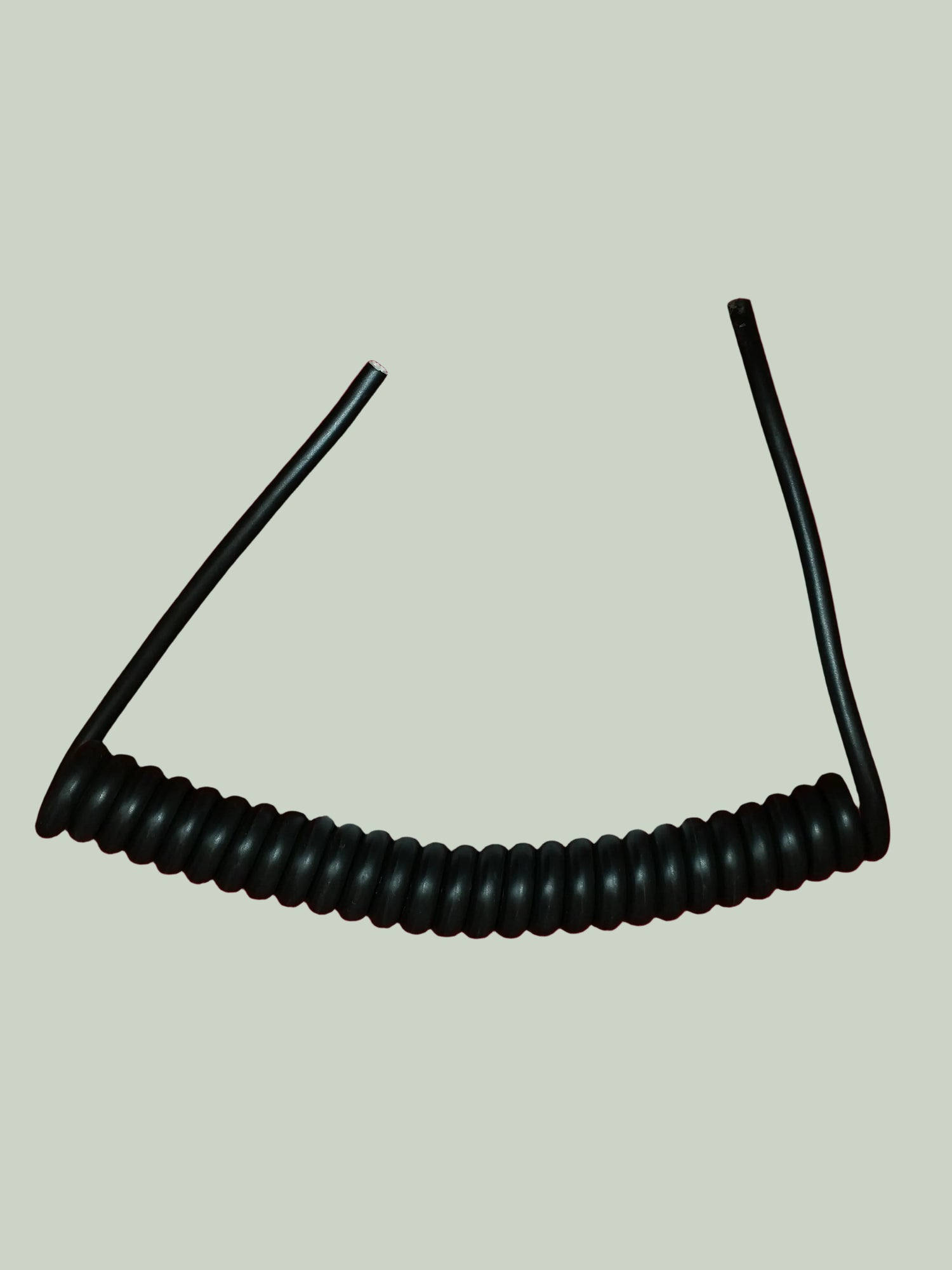 3 Core 1.5sqmm Coiled Black LSZH Cable