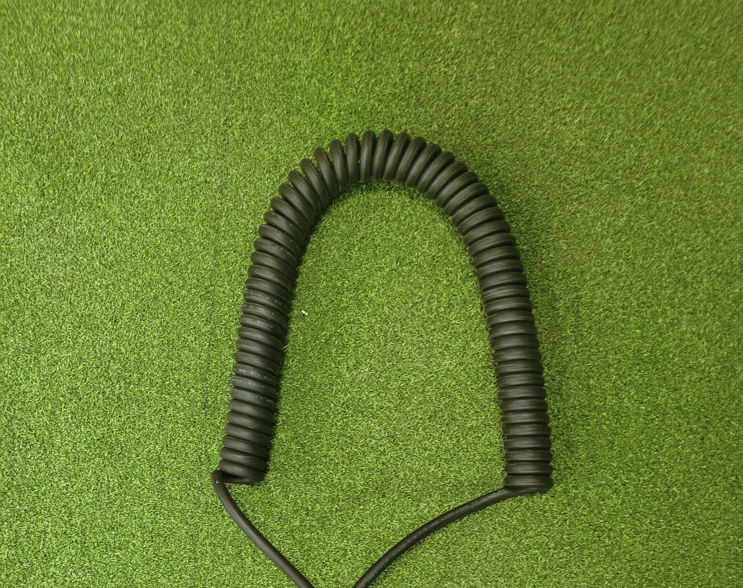 2 Core 1.5sqmm Black Coiled LSZH Power Cable