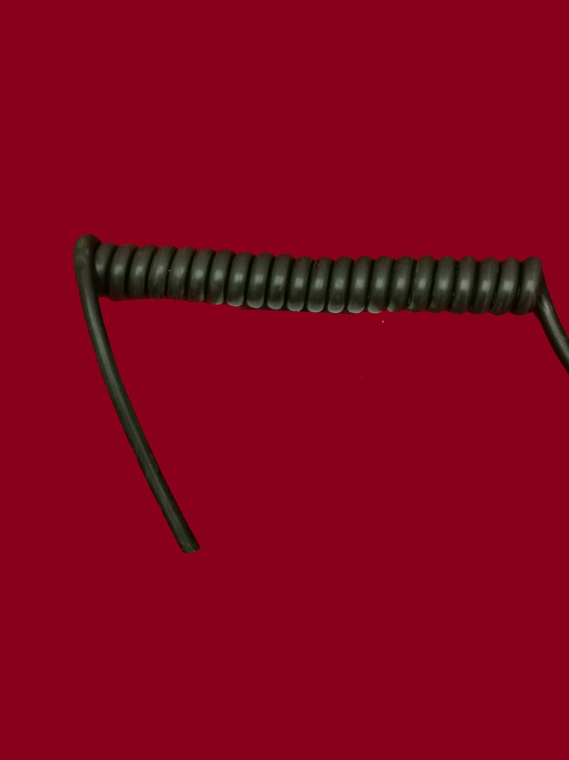 4 x 2.5sqmm CORE, COILED LSZH BLACK POWER CABLE