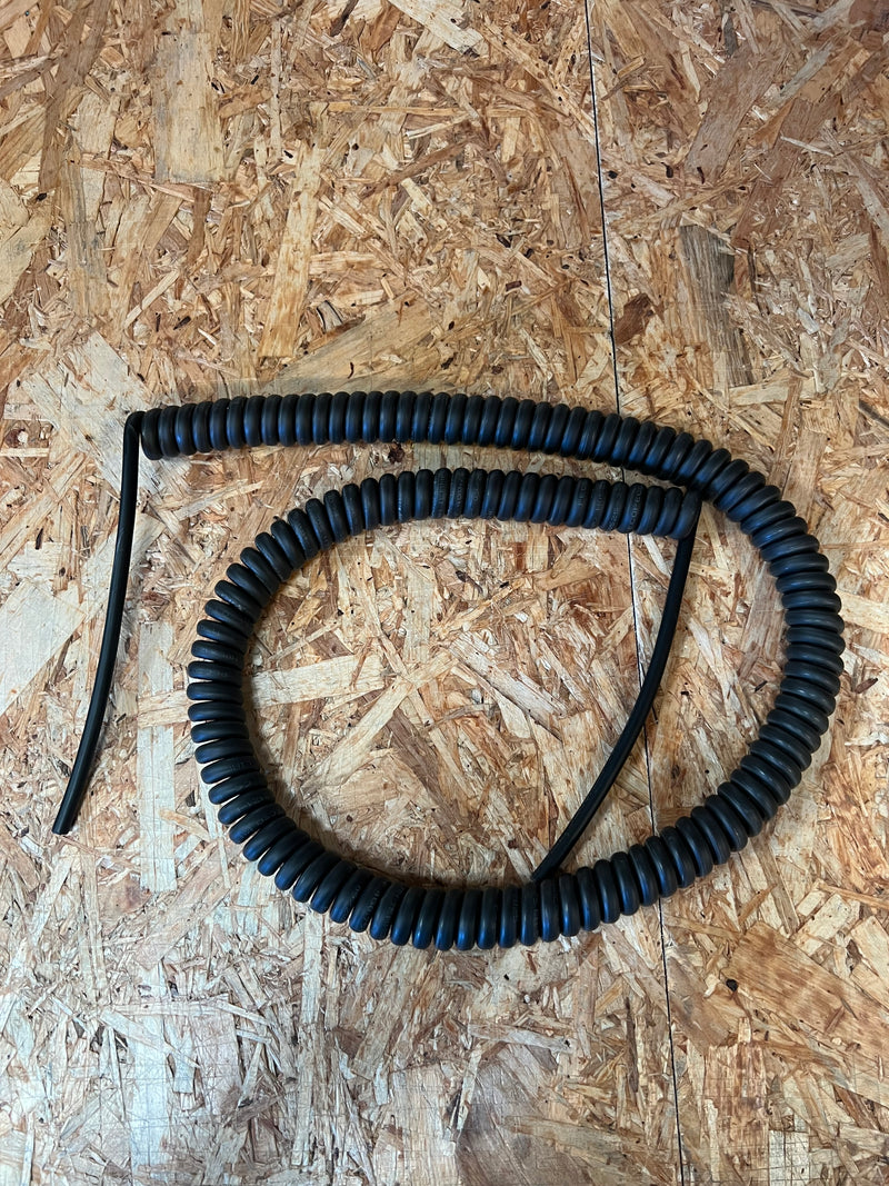 4 CORE 0.75sqmm BLACK COILED LSZH POWER CABLE