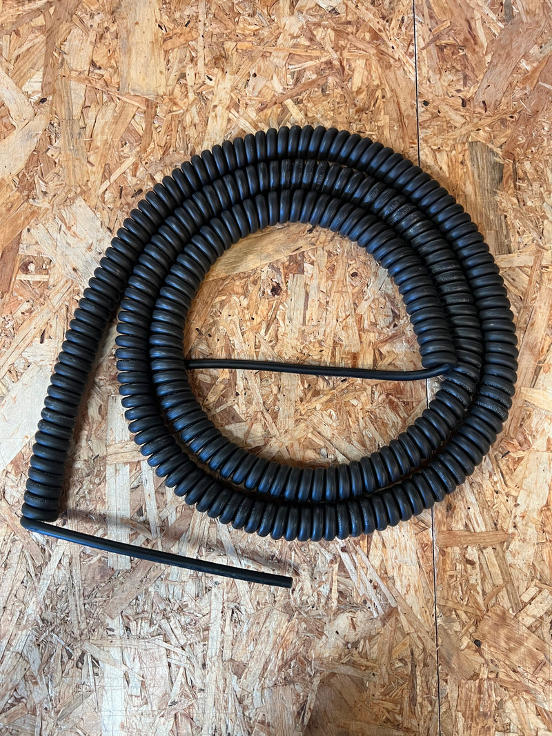 4 CORE 0.75sqmm BLACK COILED LSZH POWER CABLE