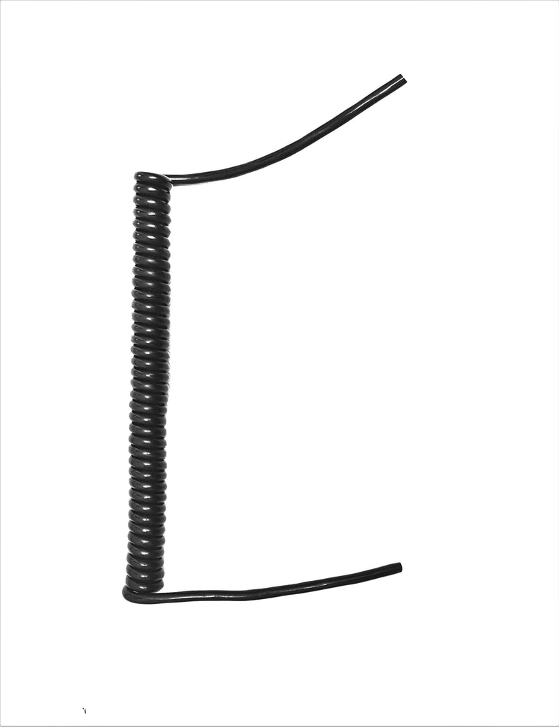 4 CORE 1.0sqmm COILED BLACK PUR CABLE