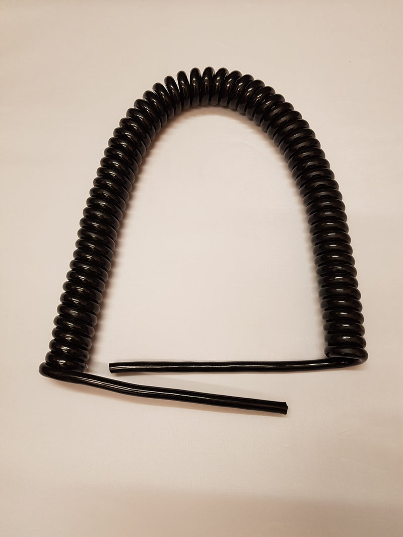 4 CORE 1.0sqmm COILED BLACK PUR CABLE