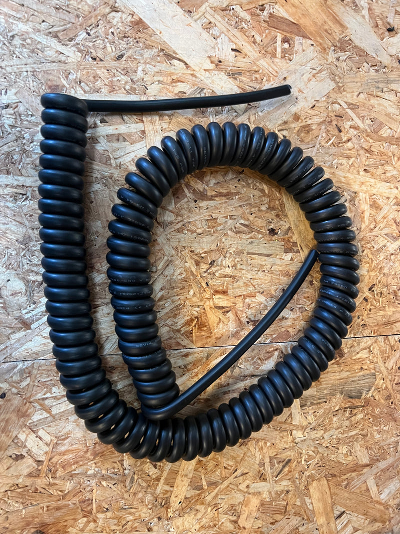 5 CORE 1.5sqmm COILED LSZH BLACK POWER CABLE