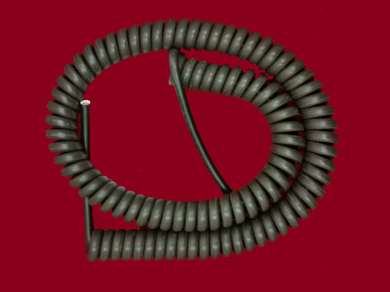 7 CORE 1sqmm COILED BLACK LSZH CABLE
