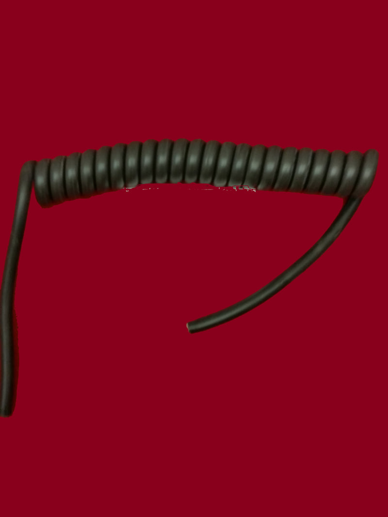 7 CORE 1sqmm COILED BLACK LSZH CABLE