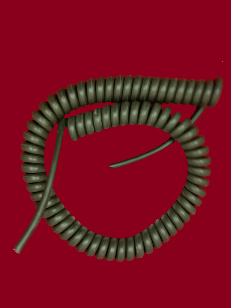 7 CORE 1sqmm COILED BLACK LSZH CABLE