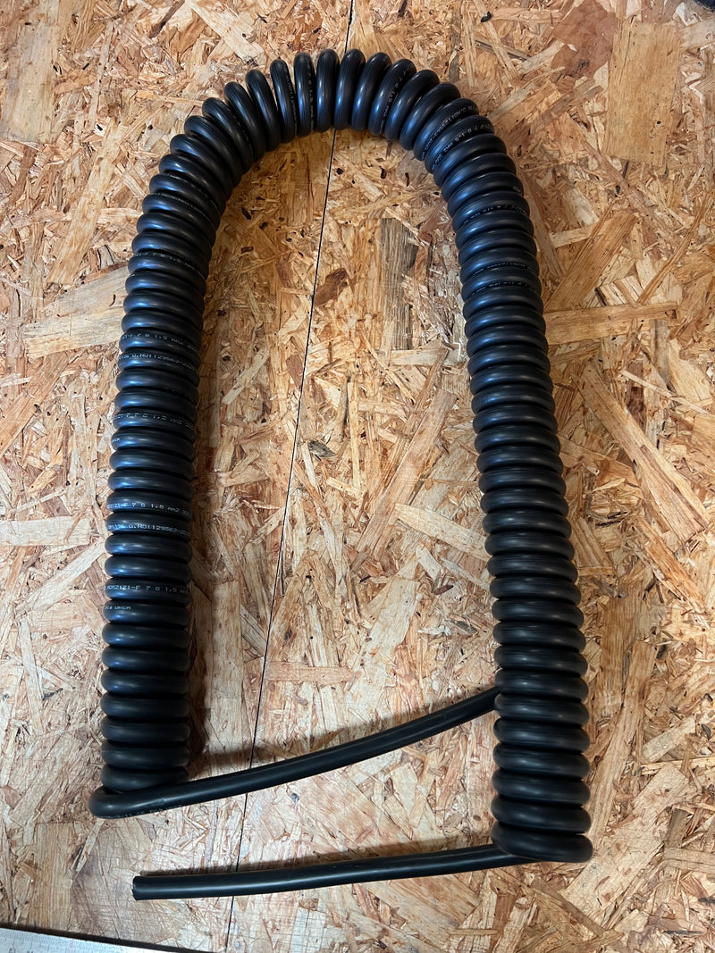 7 CORE 1.5sqmm COILED BLACK LSZH CABLE