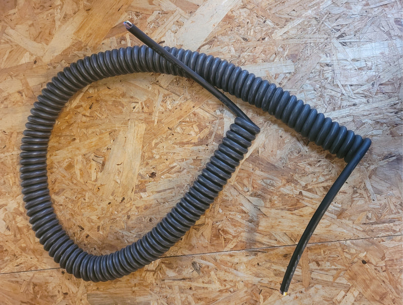 12 Core, 0.5sqmm Black Coiled LSZH Data/ Power Cable