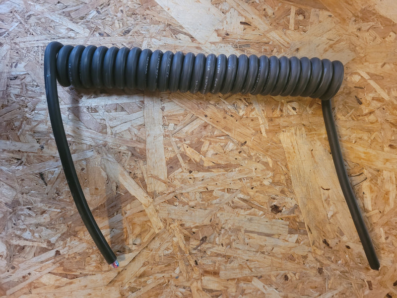 12 Core, 0.5sqmm Black Coiled LSZH Data/ Power Cable
