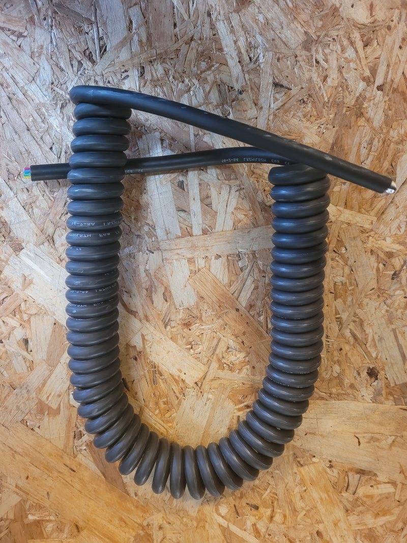 12 Core, 0.5sqmm Black Coiled LSZH Data/ Power Cable
