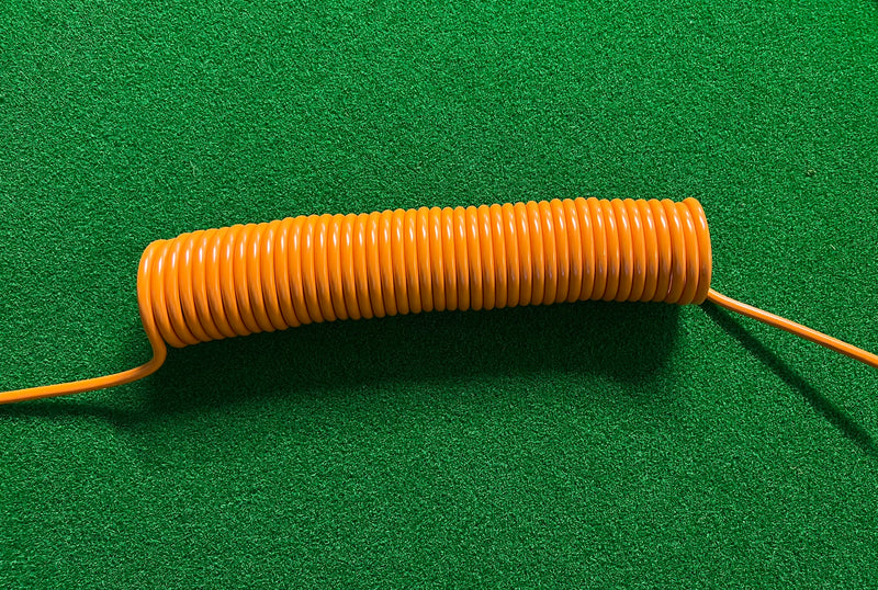 Orange 3 Core 1.5sqmm Hytrel Coiled Cable