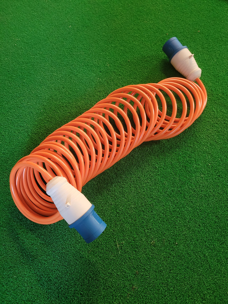 Caravan and Campervan Mains Hook Up Lead, with IP44 connectors