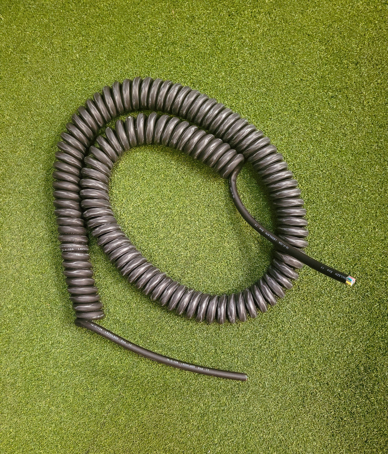 12 Core 0.5sqmm Black Coiled LSZH Data/ Power Cable