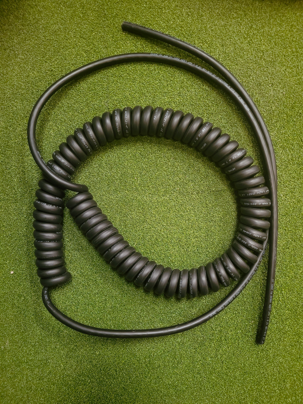 12 Core 1sqmm Coiled Black LSZH Cable