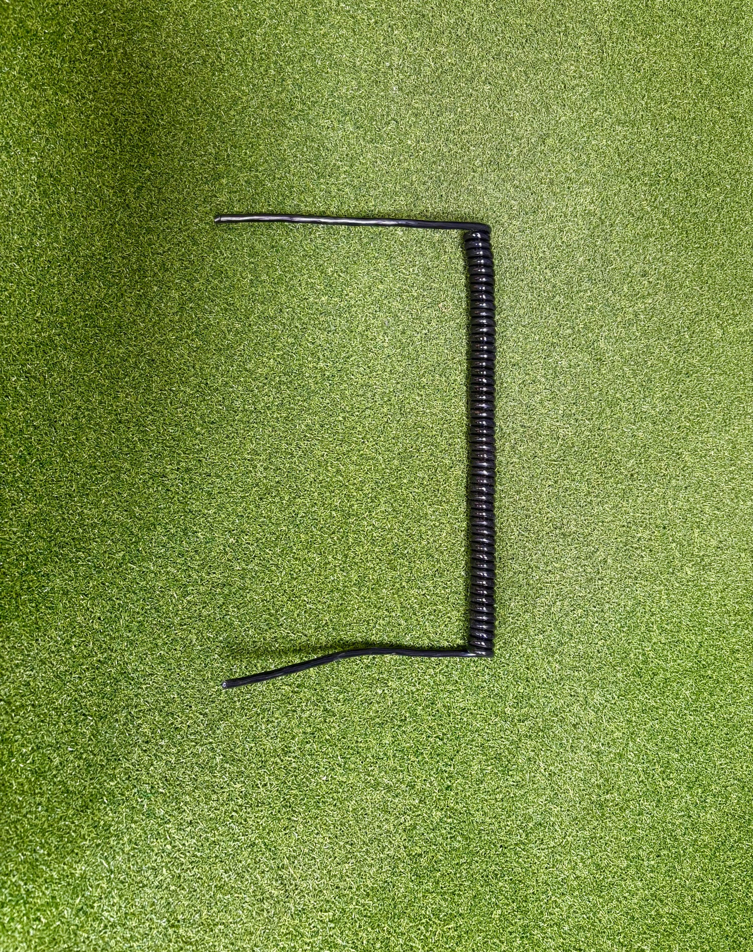 2 Core 0.5sqmm Coiled Black PUR Power / Data Cable