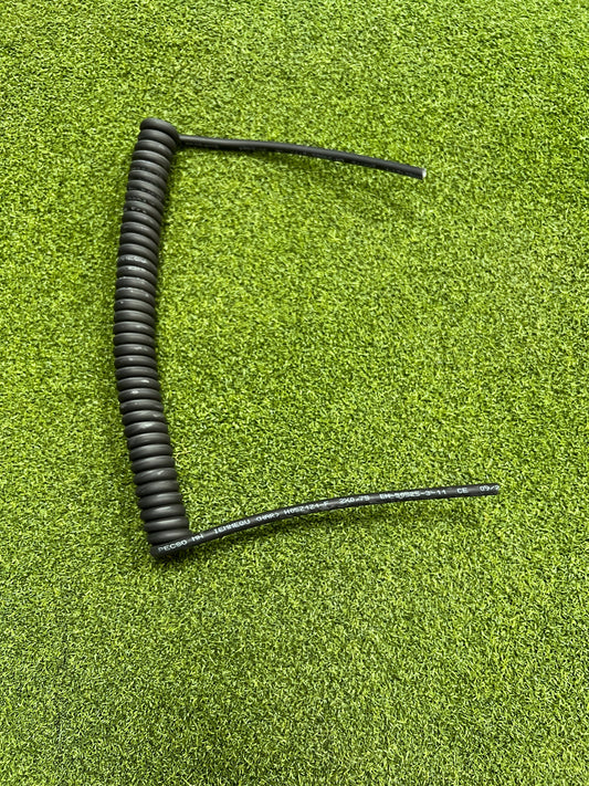 2 Core 0.75sqmm Black Coiled Power LSZH Cable