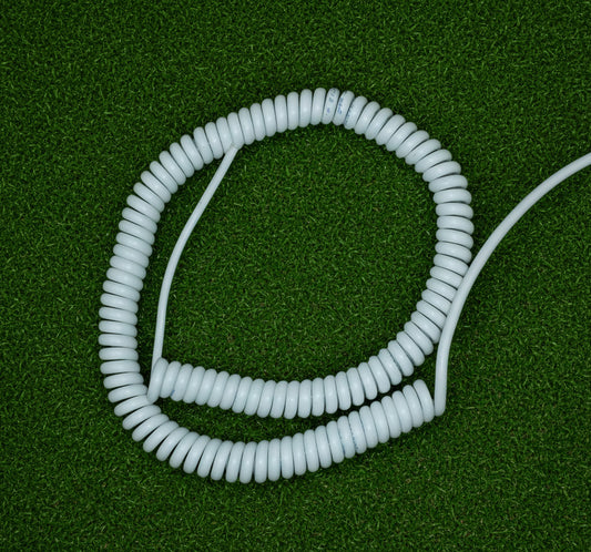 4 Core 1sqmm Coiled White LSZH Cable