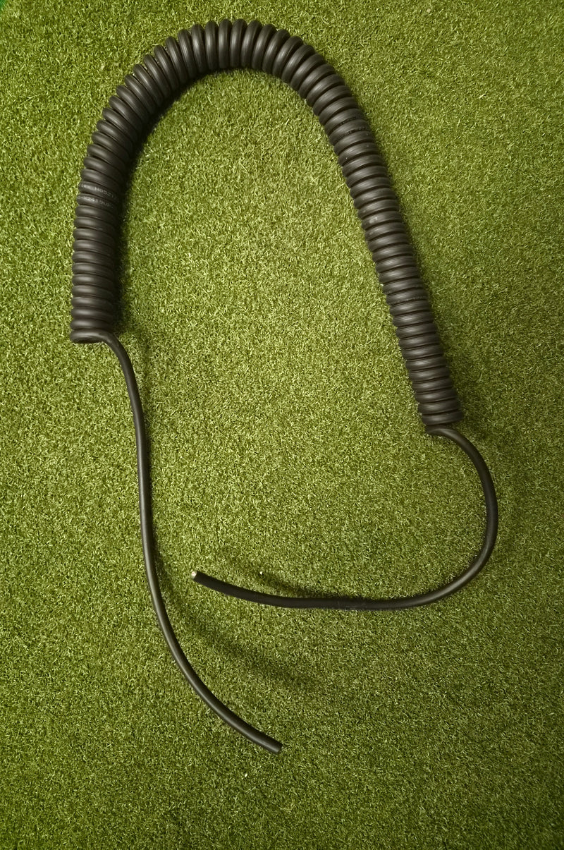 2 Core 1.5sqmm Black Coiled LSZH Power Cable