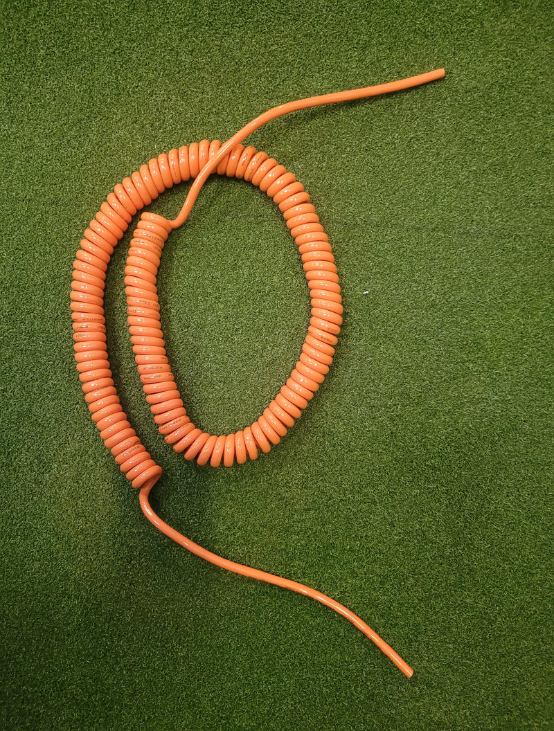 2 Core 1.5sqmm Coiled Orange PUR Power Cable