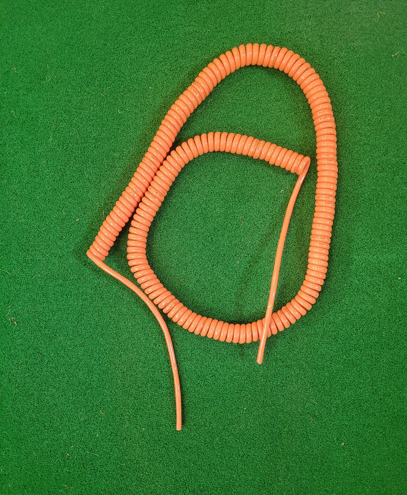 2 Core 1.5sqmm Coiled Orange PUR Power Cable