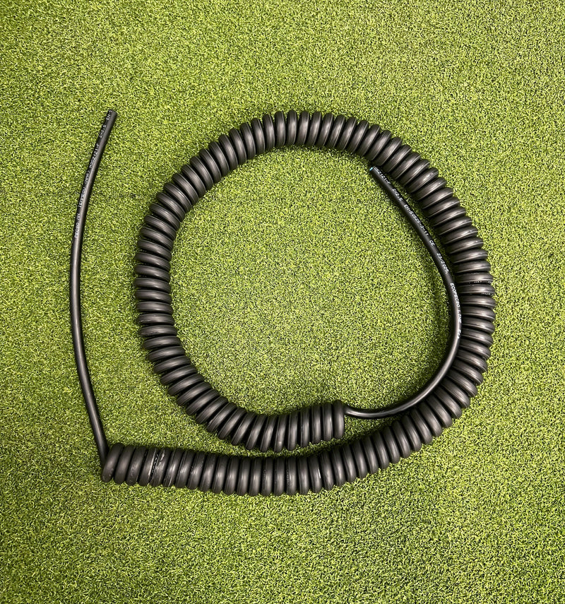 2 Core 2.5sqmm Coiled LSZH Black Power Cable