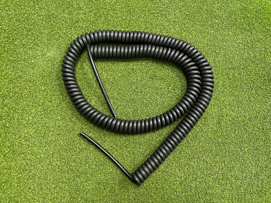 2 Core 2.5sqmm Coiled LSZH Black Power Cable