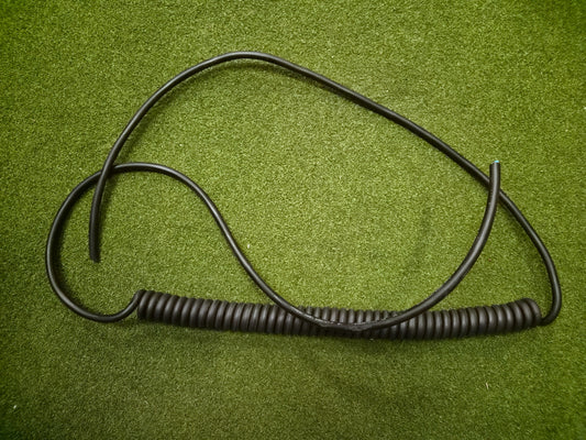 2 Core 4sqmm Black Coiled Power LSZH Cable