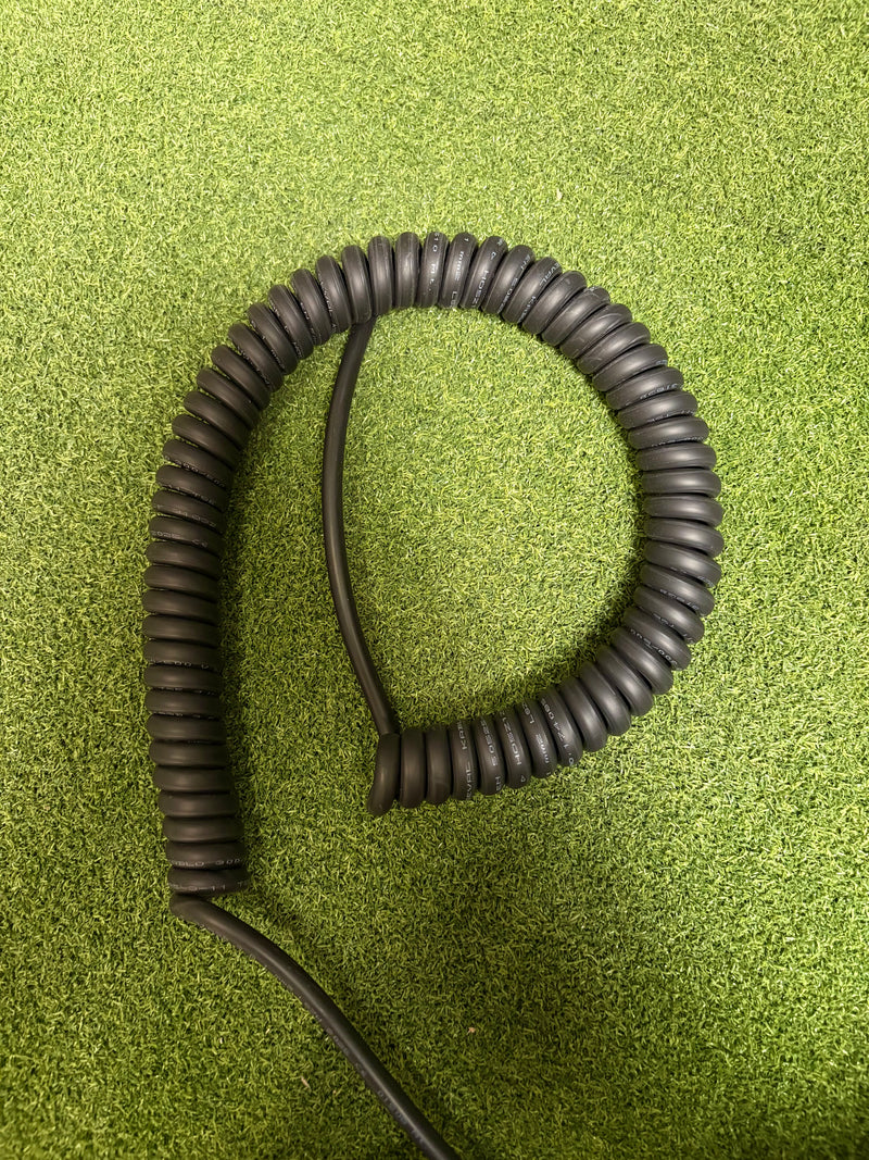 3 Core 1sqmm Coiled Black LSZH Cable
