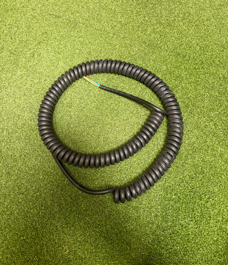 3 Core 1sqmm Coiled Black LSZH Cable