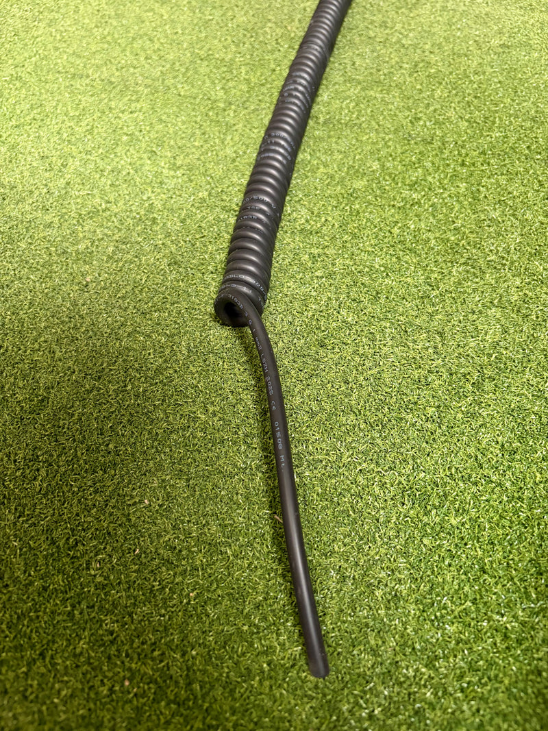 3 Core 1sqmm Coiled Black LSZH Cable