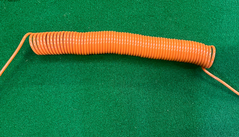Orange 3 Core 1.5sqmm Hytrel Coiled Cable