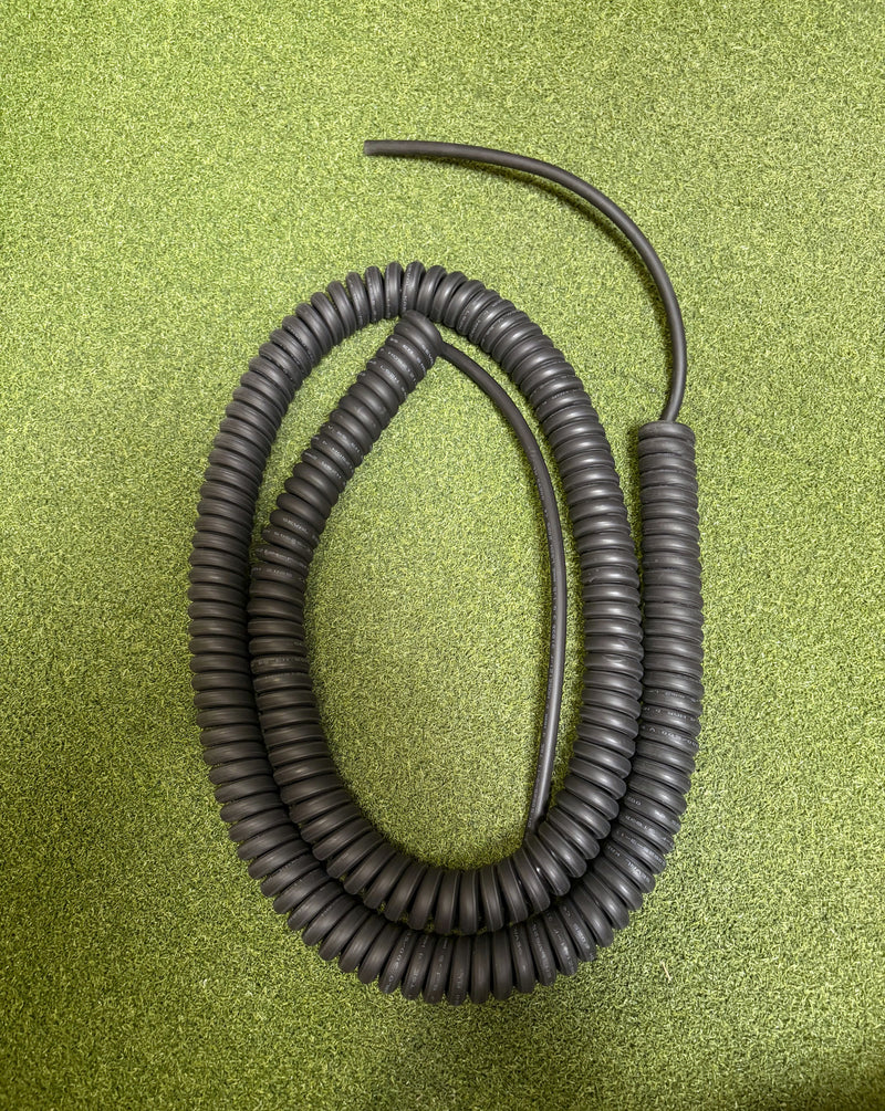 3 Core 1.5sqmm Coiled Black LSZH Cable