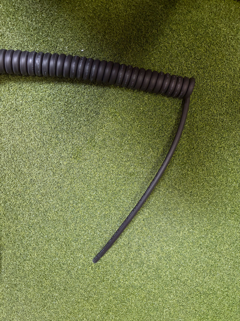 3 Core 1.5sqmm Coiled Black LSZH Cable
