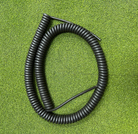 2 Core 1.5sqmm Black Coiled LSZH Power Cable