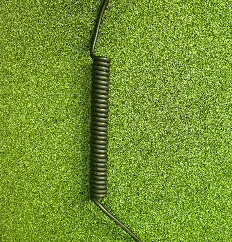2 Core 1.5sqmm Black Coiled LSZH Power Cable