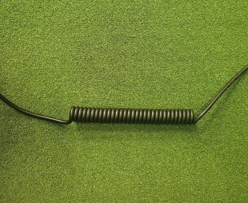 3-adriges 1,5 mm² LSZH-Spiralkabel, schwarz
