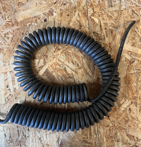 3 Core 1.5sqmm Black LSZH Cable, 650mm Coil