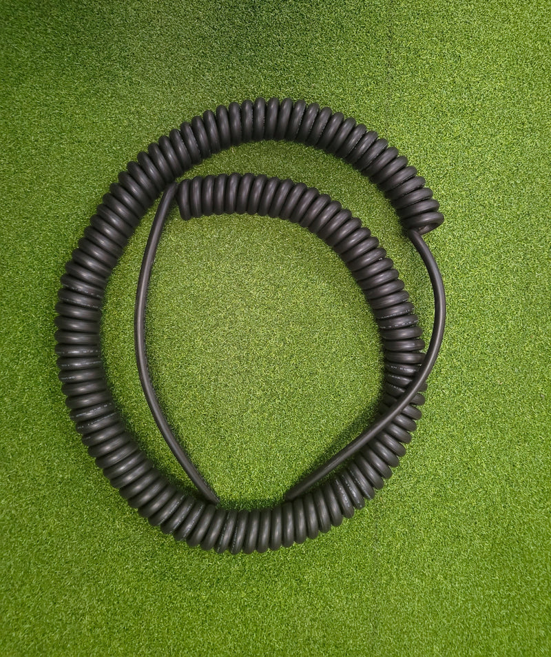 3 Core 2.5sqmm Coiled Black LSZH 16A Power Cable
