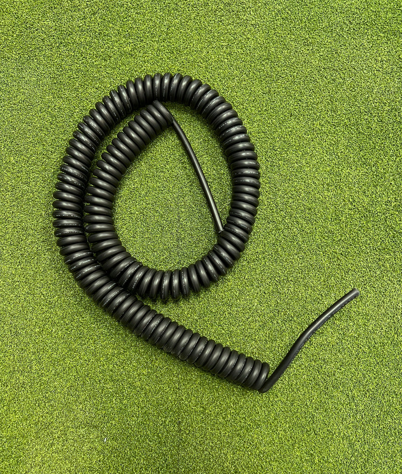 3 Core 2.5sqmm Coiled Black LSZH 16A Power Cable