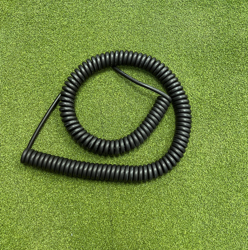 3 Core 2.5sqmm Coiled Black LSZH 16A Power Cable
