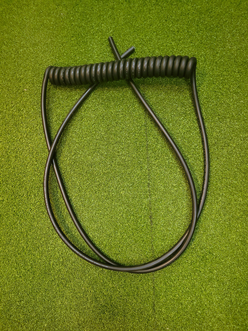 3 Core 2.5sqmm Coiled Black LSZH 16A Power Cable