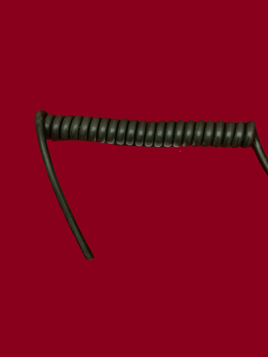 4 x 2.5sqmm CORE, COILED LSZH BLACK POWER CABLE