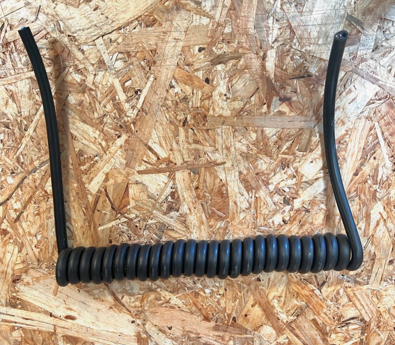 3 Core 2.5sqmm Coiled Black LSZH 16A Power Cable