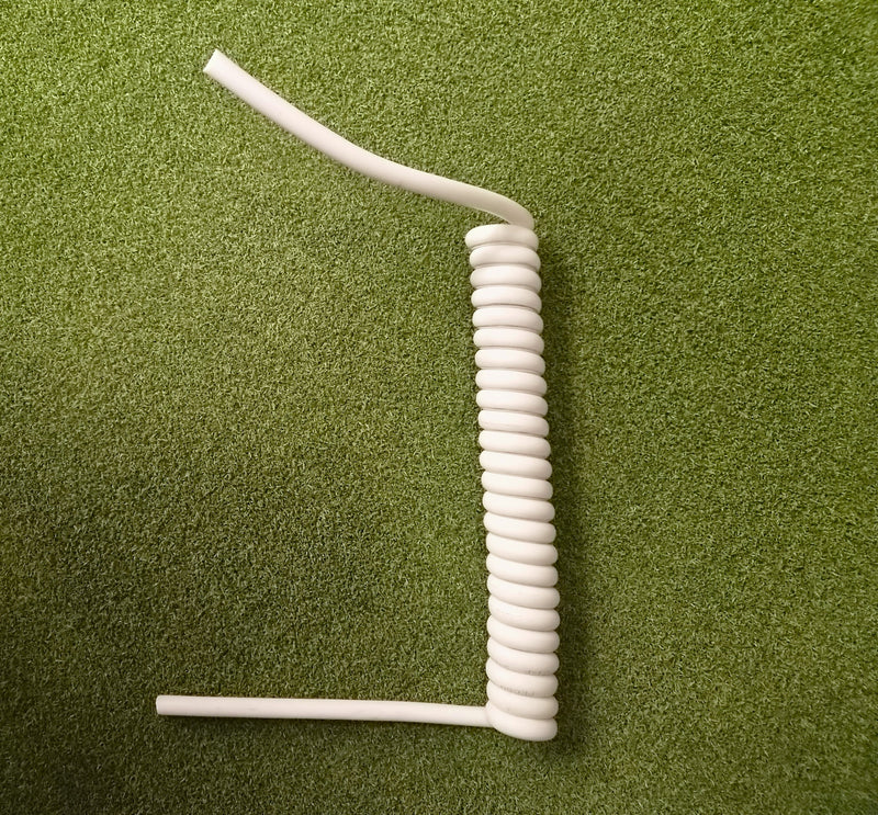 3 Core 2.5sqmm Coiled White LSZH 16amp Power Cable